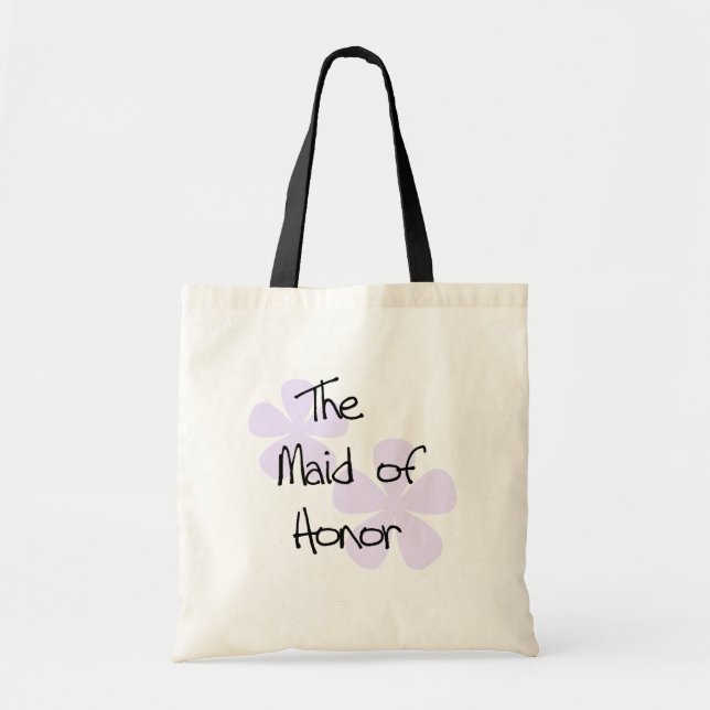 Bolsa Tote O Lilac floresce a madrinha de casamento (Frente)