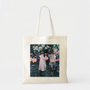 Bolsa Tote O lírio do lírio do cravo de John Singer Sargent