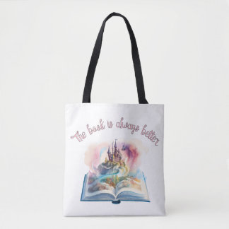Bolsa Tote O livro é sempre melhor