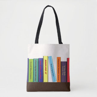 Bolsa Tote O livro feito sob encomenda intitula a estante