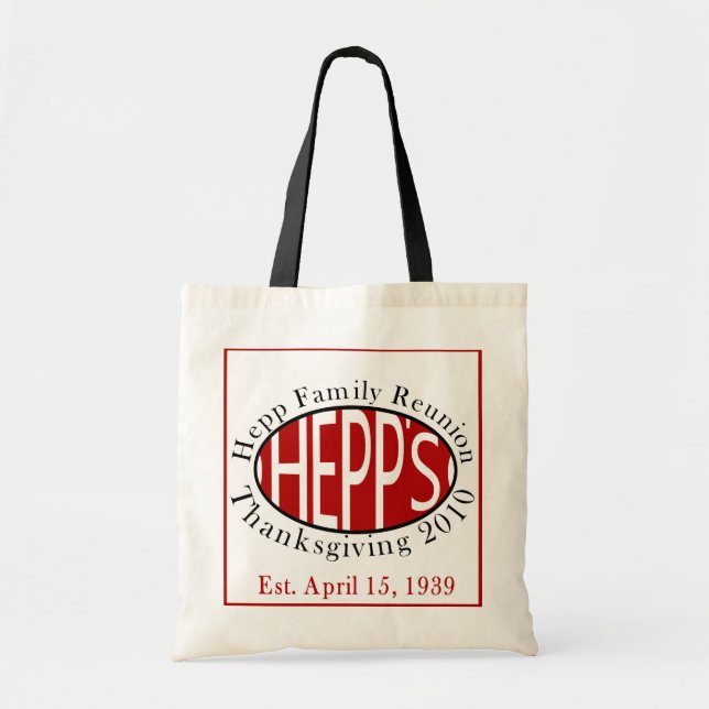 Bolsa Tote O logotipo de Hepp (Frente)