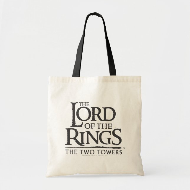 Bolsa Tote O LORD DO Logotipo Empilhado dos Anéis (Frente)