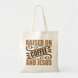 Bolsa Tote O mais novo café e Jesus Tote Bag
