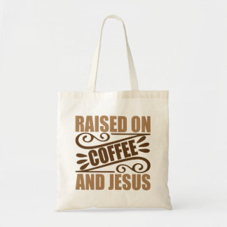 Bolsa Tote O mais novo café e Jesus Tote Bag