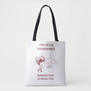 Bolsa Tote O Mar & Margherita nada mais & dolce vita