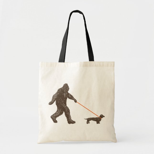 Bolsa Tote O melhor amigo de Sasquatch (Frente)