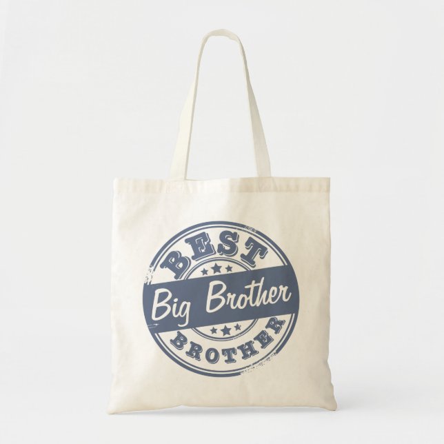 Bolsa Tote O melhor big brother - efeito do carimbo de (Frente)