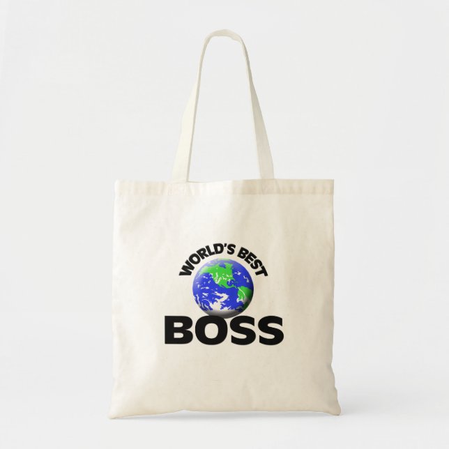 Bolsa Tote O melhor chefe do mundo (Frente)