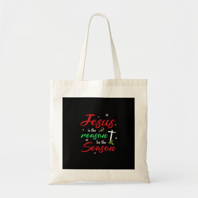 Bolsa Tote O Melhor Jesus É Para Férias De Natal Da Época (Frente)