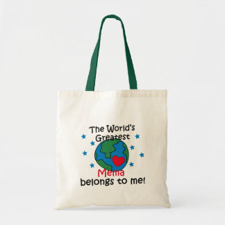 Bolsa Tote O melhor Mema pertence-me