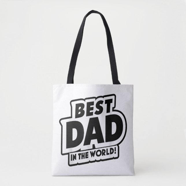 Bolsa Tote O Melhor Pai Do Mundo (Frente)