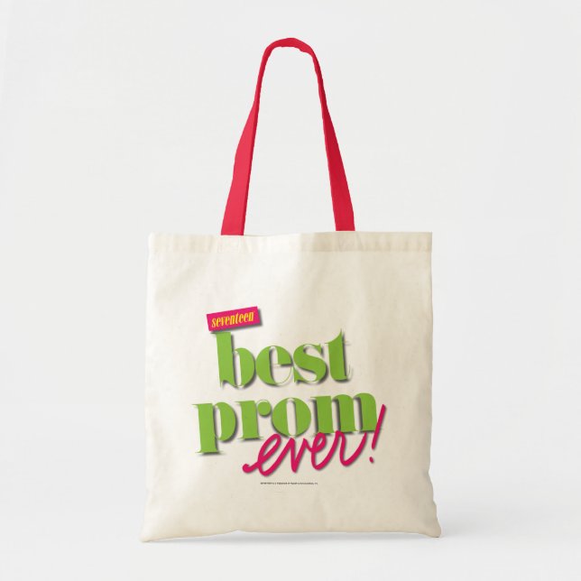 Bolsa Tote O melhor verde do baile de formatura nunca - (Frente)