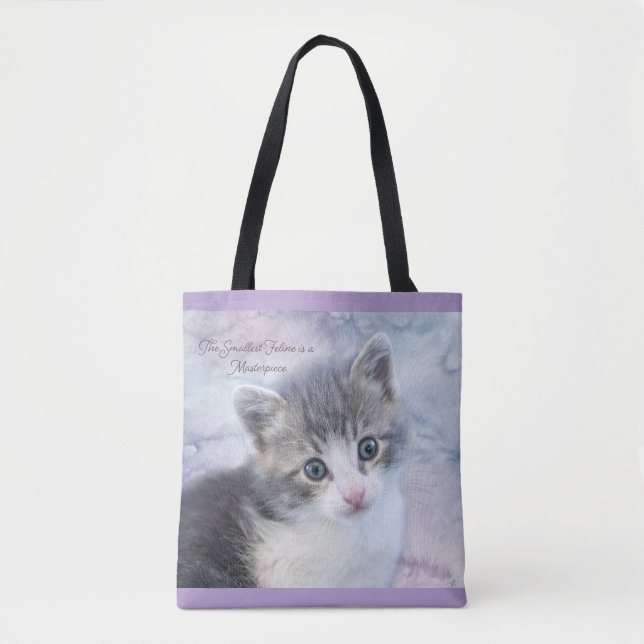 Bolsa Tote O Menor Felino (Frente)