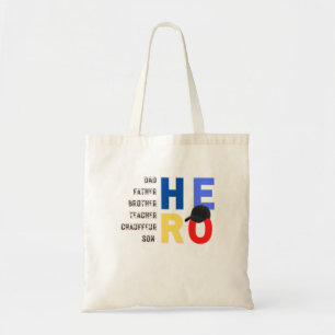Bolsa Tote O meu Pai, o filho do professor-herói, o pai do mo