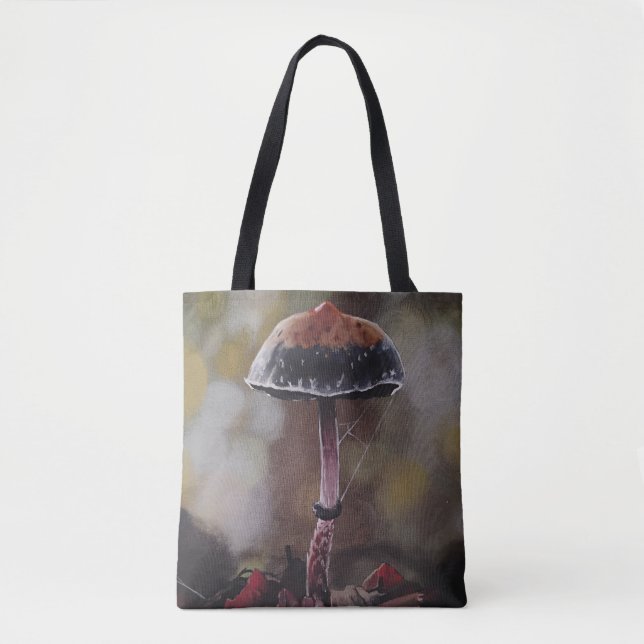 Bolsa Tote O Mini Cogumelo Ferido (Frente)