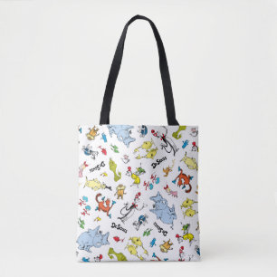 Bolsa Tote O Mundo do Dr. Seuss Pattern