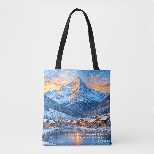 Bolsa Tote O Natal é Paciente (Frente)