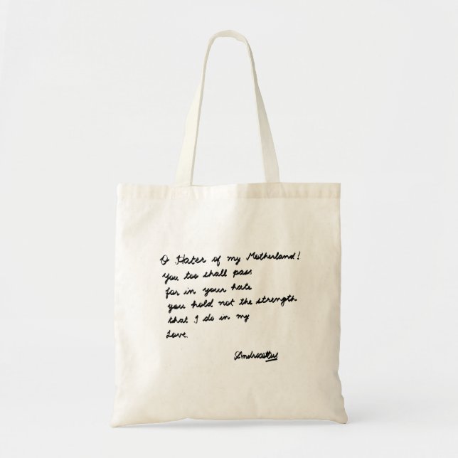 Bolsa Tote Ó ódio da minha Pátria! (Frente)