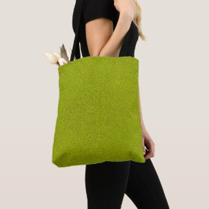 Bolsa Tote O olhar do Snuggly Chartreuse Green Suede