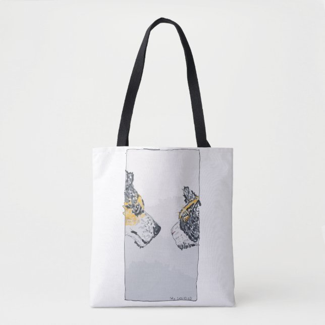 Bolsa Tote O Olhar Fixo (Frente)