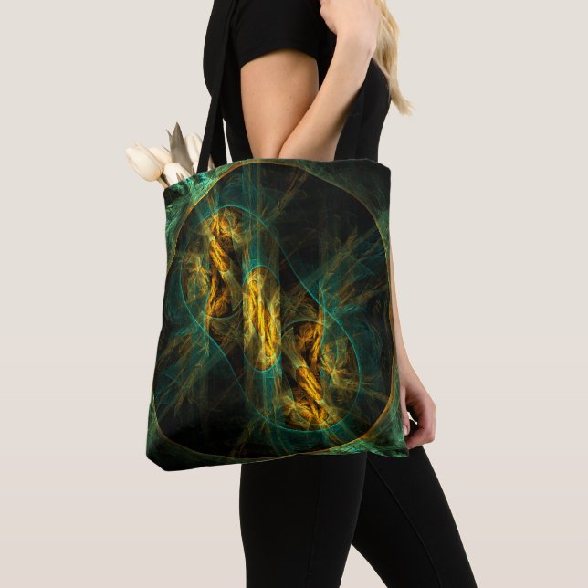 Bolsa Tote O Olho da Arte Abstrato da Selva (Close Up)