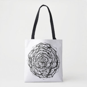 Bolsa Tote O Ornamental abstrato aumentou 2
