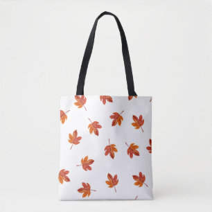 Bolsa Tote O Outono Deixa A Maneira De Aquarela Desenhada