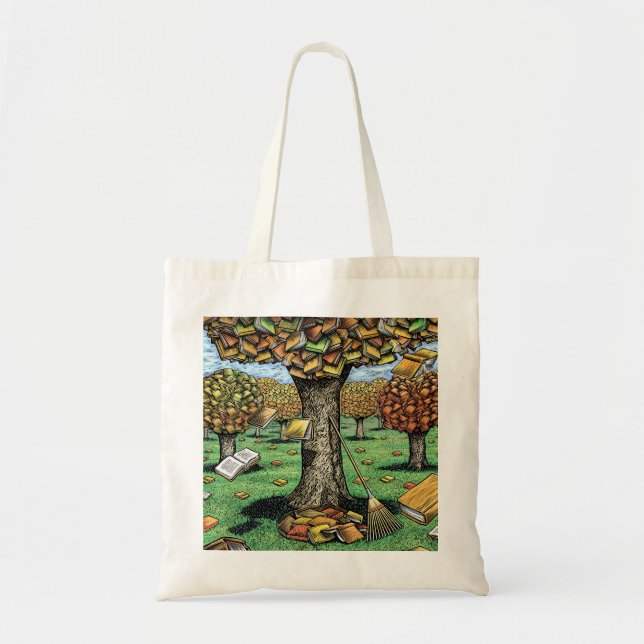 Bolsa Tote O outono registra a sacola (Frente)