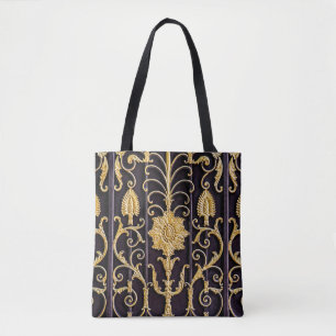 Bolsa Tote O padrão na porta metálica