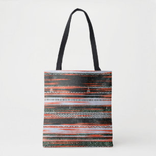Bolsa Tote O padrão tribal sem aparência desenha design.