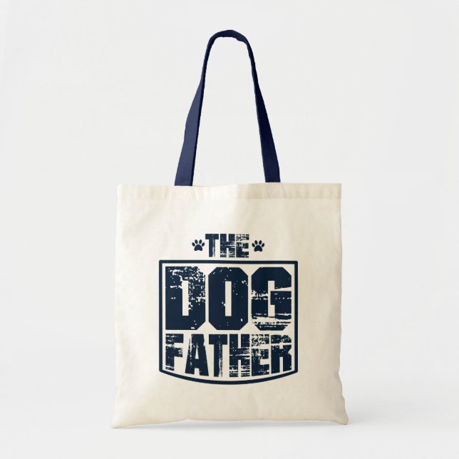 Bolsa Tote O Pai Cachorro Vestiu Gráfico (Frente)