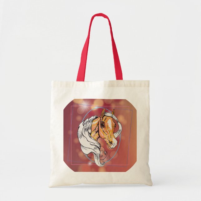 Bolsa Tote O Palomino (luzes de burlagem macia) (Frente)