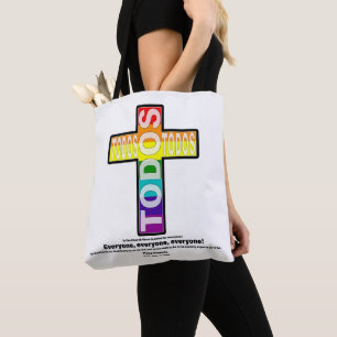Bolsa Tote O Papa Francisco cita. Igreja inclusiva para LGBTQ