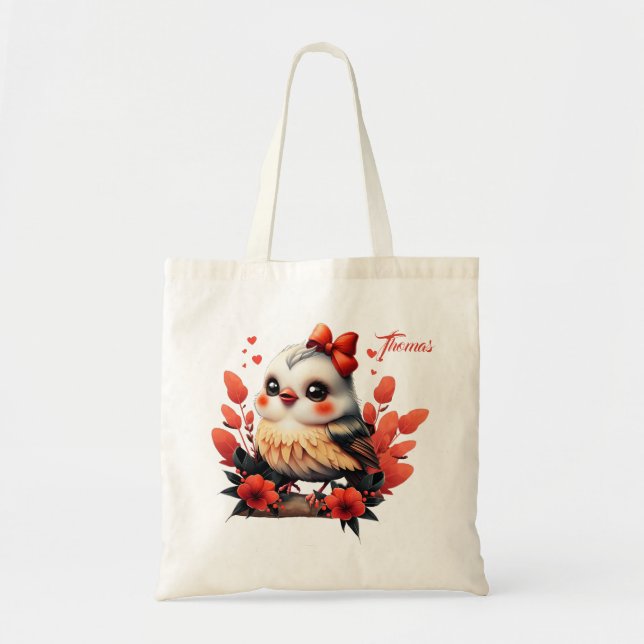 Bolsa Tote O Pássaro Mágico: Uma Música de Cores. (Frente)