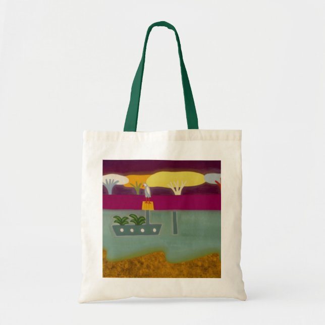 Bolsa Tote O pássaro no rio Tamisa 2008 (Frente)