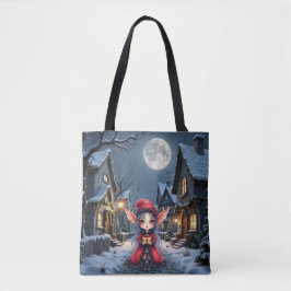 Bolsa Tote O Pequeno Mensageiro de Natal.
