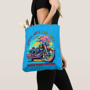 Bolsa Tote O Pessoas não faz viagens: bicicleta de estilo ret