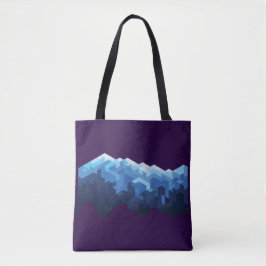 Bolsa Tote O Pico da Montanha da Neve
