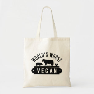 Bolsa Tote O pior Vegan do mundo