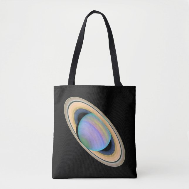 Bolsa Tote O planeta Saturno (Frente)