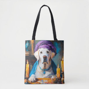 Bolsa Tote O Pooch Místico Engraçado Fortunteller Dog