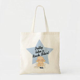 Bolsa Tote O Potty gosta de uma estrela do rock