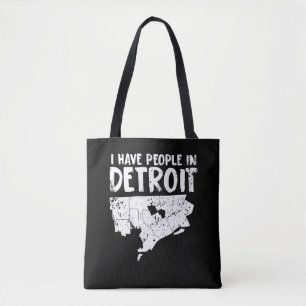 Bolsa Tote O presente Michigan engraçado de Detroit é casa