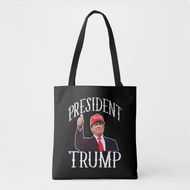 Bolsa Tote O Presidente Donald Trump Red Hat Dói (Frente)