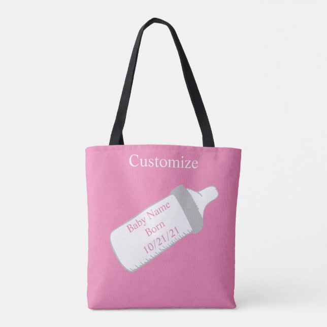 Bolsa Tote O Primeiro Natal do Bebê Thunder_Cove (Verso)