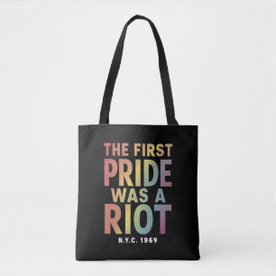 Bolsa Tote O Primeiro Orgulho Foi Uma Revolta LGBT Aliado Gay
