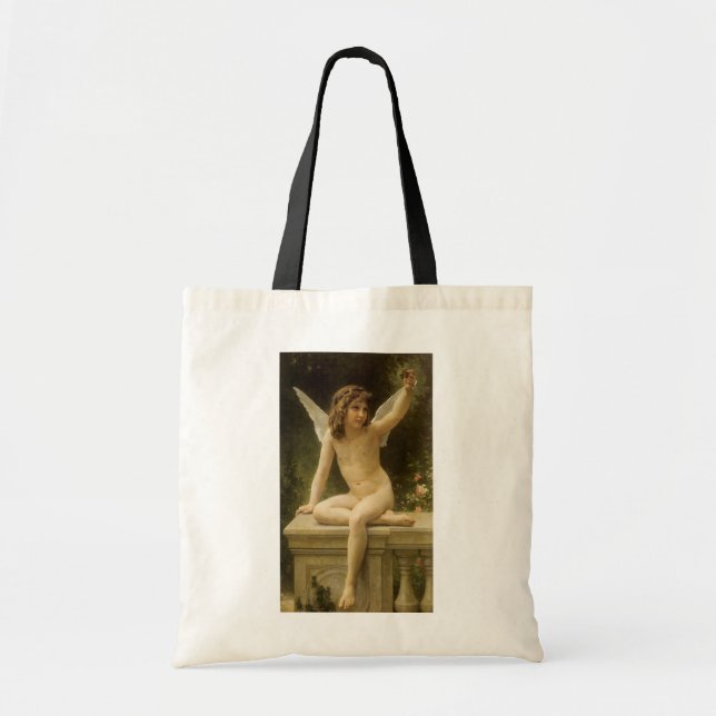 Bolsa Tote O Prisioneiro (Le Captif) por Bouguereau (Frente)