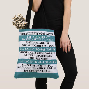 BOLSA TOTE O PROFESSOR EXCEPCIONAL - VEJA DE VOLTA!