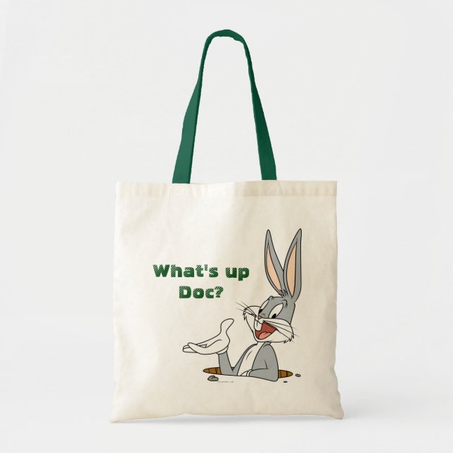 Bolsa Tote O QUE É QUE VOCÊ TEM, DOUTOR?™ COELHO DA SORTE™ To (Frente)
