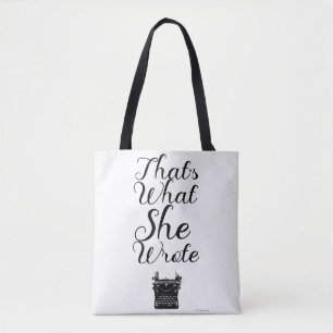 Bolsa Tote O que escreveu a slogan do autor